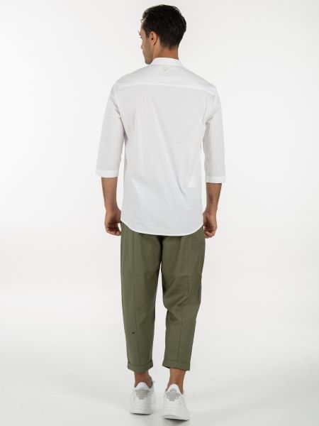 19 ATHENS Short sleeve shirt mao K22-1001 White NINETEEN - 6