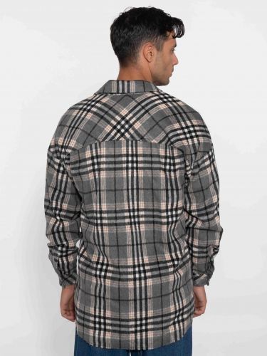 NINETEEN Plaid shirt X22-1020 Grey