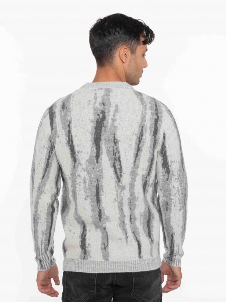 GABBA Μπλούζα - Πουλόβερ DYLAN VERTICAL STRIPES Γκρι - Ανθρακί GABBA - 2