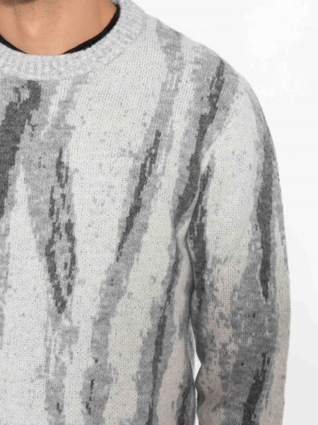 GABBA Μπλούζα - Πουλόβερ DYLAN VERTICAL STRIPES Γκρι - Ανθρακί GABBA - 5