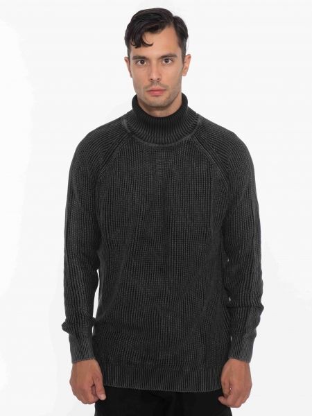 OVER-D Μπλούζα πλεκτή ζιβάγκο OC1F0W0M09 Μαύρο OVER-D - 1