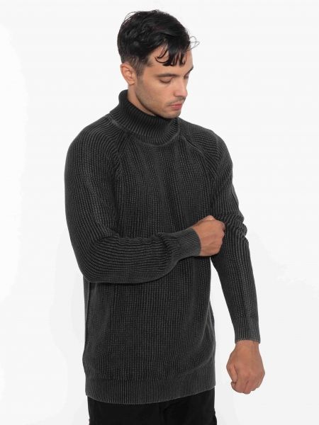 OVER-D Μπλούζα πλεκτή ζιβάγκο OC1F0W0M09 Μαύρο OVER-D - 3