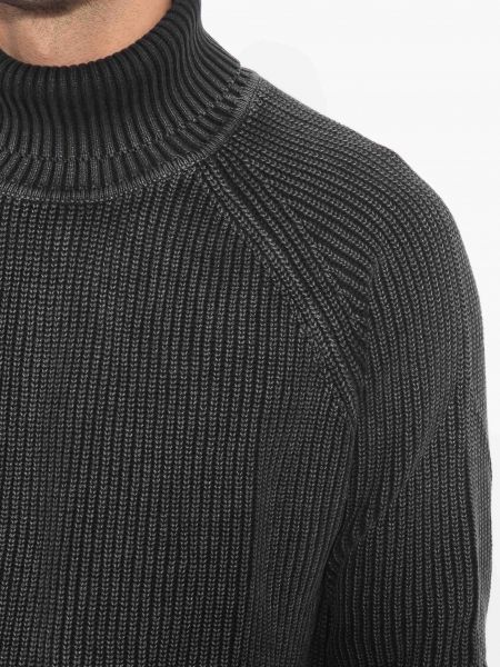 OVER-D Μπλούζα πλεκτή ζιβάγκο OC1F0W0M09 Μαύρο OVER-D - 5