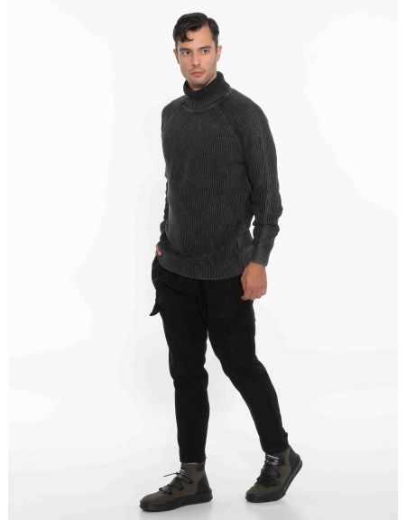 OVER-D Μπλούζα πλεκτή ζιβάγκο OC1F0W0M09 Μαύρο OVER-D - 9