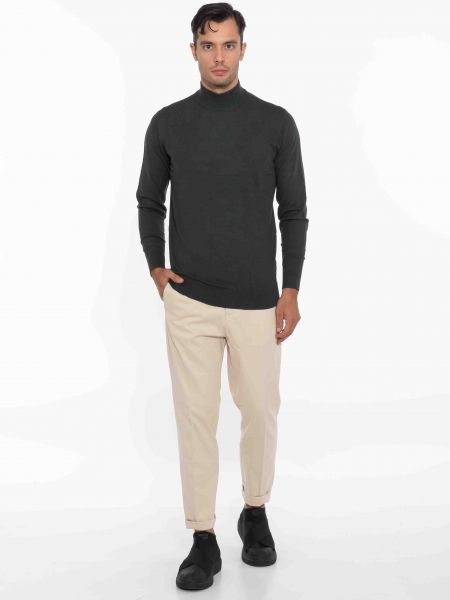 OVER-D Μπλούζα πλεκτή λουπέτο OC1F0W0M04 Κυπαρισσί OVER-D - 6