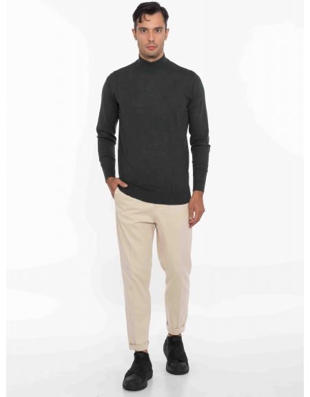 OVER-D Μπλούζα πλεκτή λουπέτο OC1F0W0M04 Κυπαρισσί OVER-D - 6