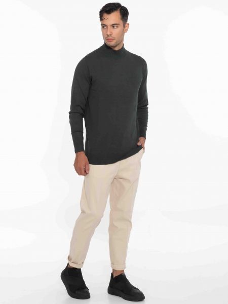 OVER-D Μπλούζα πλεκτή λουπέτο OC1F0W0M04 Κυπαρισσί OVER-D - 8