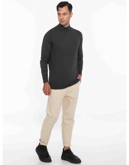 OVER-D Μπλούζα πλεκτή λουπέτο OC1F0W0M04 Κυπαρισσί OVER-D - 8