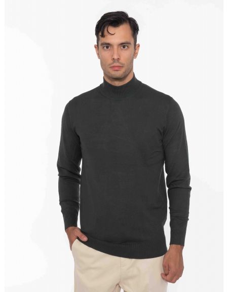 OVER-D Μπλούζα πλεκτή λουπέτο OC1F0W0M04 Κυπαρισσί OVER-D - 1