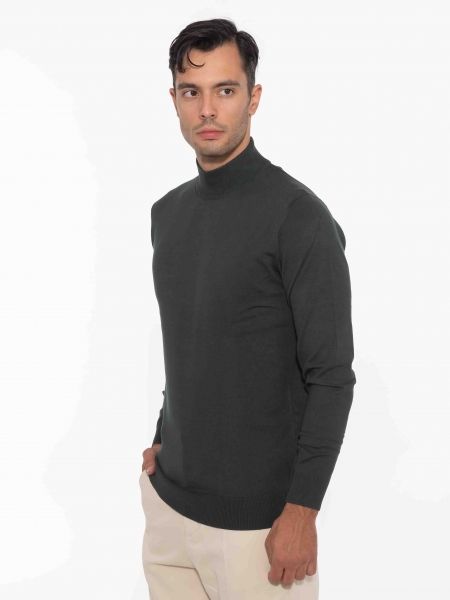 OVER-D Μπλούζα πλεκτή λουπέτο OC1F0W0M04 Κυπαρισσί OVER-D - 4