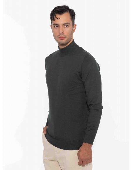 OVER-D Μπλούζα πλεκτή λουπέτο OC1F0W0M04 Κυπαρισσί OVER-D - 4