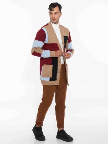 OVER-D Ζακέτα πλεκτή OE1F2W2M84 Πολύχρωμο OVER-D - 8