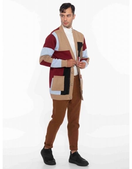 OVER-D Ζακέτα πλεκτή OE1F2W2M84 Πολύχρωμο OVER-D - 8