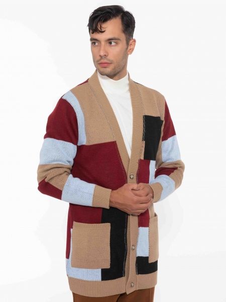 OVER-D Ζακέτα πλεκτή OE1F2W2M84 Πολύχρωμο OVER-D - 3