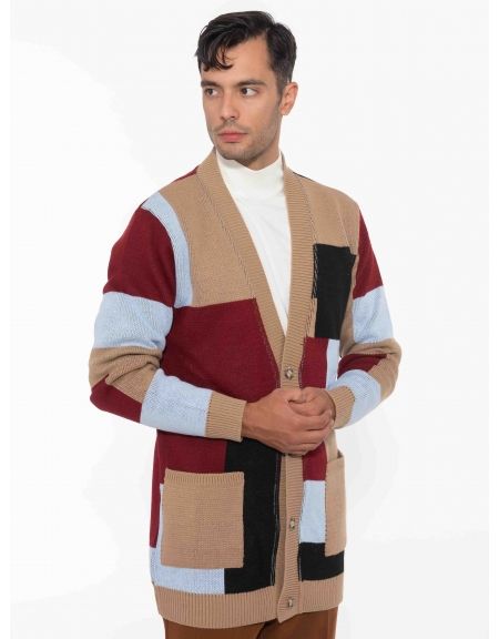 OVER-D Ζακέτα πλεκτή OE1F2W2M84 Πολύχρωμο OVER-D - 3