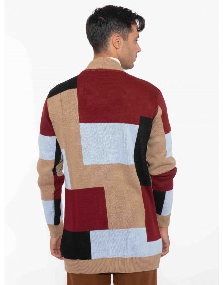 OVER-D Ζακέτα πλεκτή OE1F2W2M84 Πολύχρωμο OVER-D - 2