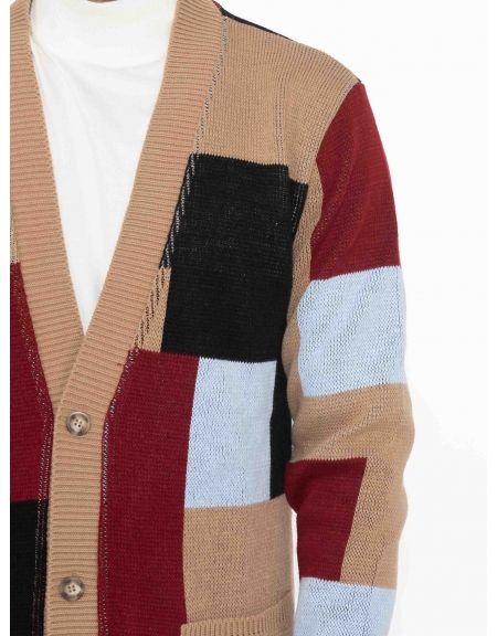 OVER-D Ζακέτα πλεκτή OE1F2W2M84 Πολύχρωμο OVER-D - 5