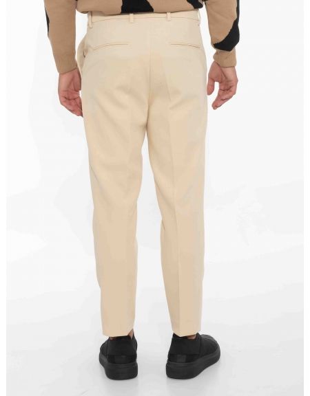 OVER-D Chino Παντελόνι κοτλέ OE1F2W2P17 Εκρού OVER-D - 2