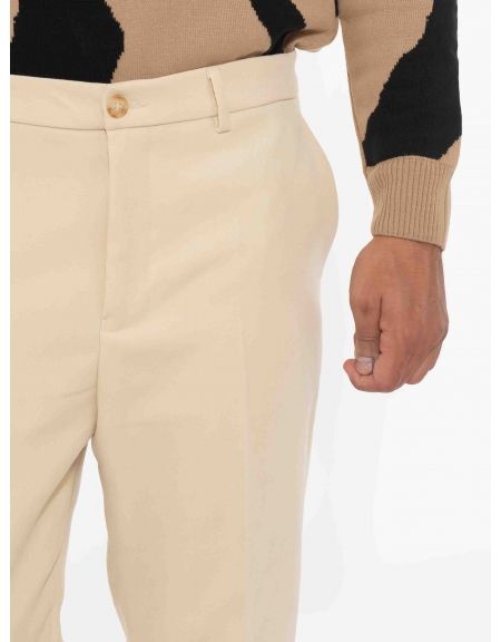 OVER-D Chino Παντελόνι κοτλέ OE1F2W2P17 Εκρού OVER-D - 4