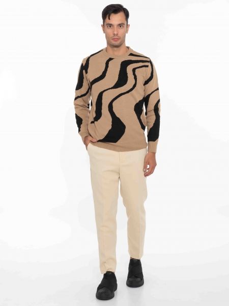 OVER-D Chino Παντελόνι κοτλέ OE1F2W2P17 Εκρού OVER-D - 5