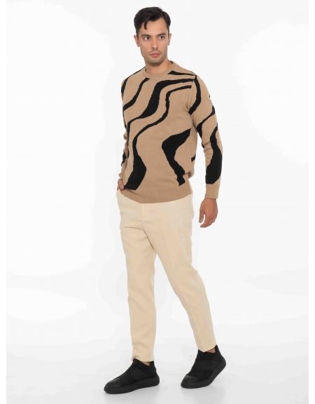 OVER-D Chino Παντελόνι κοτλέ OE1F2W2P17 Εκρού OVER-D - 8