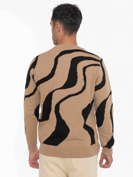 OVER-D Μπλούζα πλεκτή OE1F2W2M21 Ταμπά OVER-D - 2