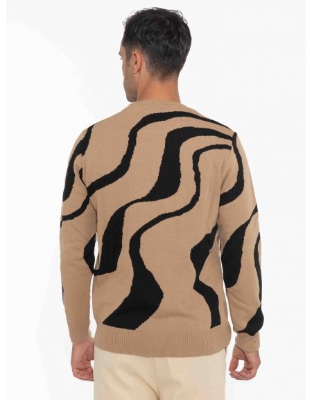 OVER-D Μπλούζα πλεκτή OE1F2W2M21 Ταμπά OVER-D - 2