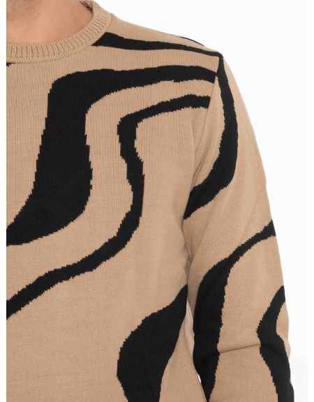 OVER-D Μπλούζα πλεκτή OE1F2W2M21 Ταμπά OVER-D - 5