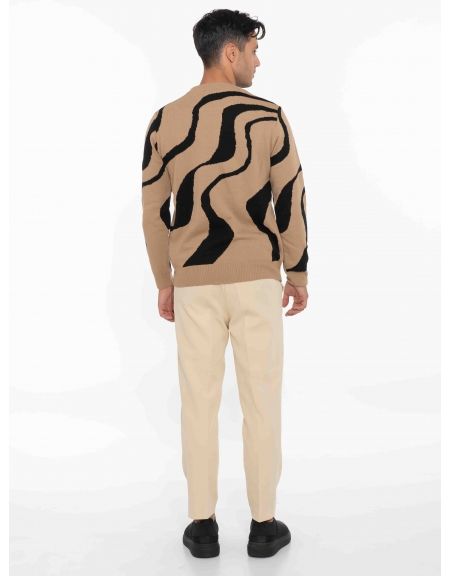 OVER-D Μπλούζα πλεκτή OE1F2W2M21 Ταμπά OVER-D - 8