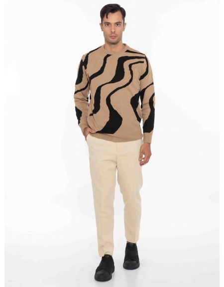 OVER-D Μπλούζα πλεκτή OE1F2W2M21 Ταμπά OVER-D - 6