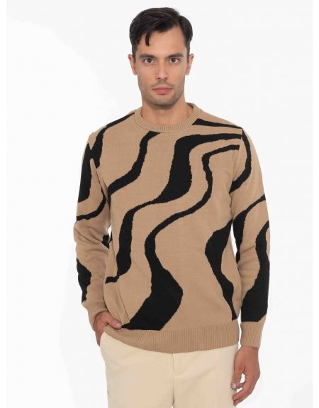 OVER-D Μπλούζα πλεκτή OE1F2W2M21 Ταμπά OVER-D - 11