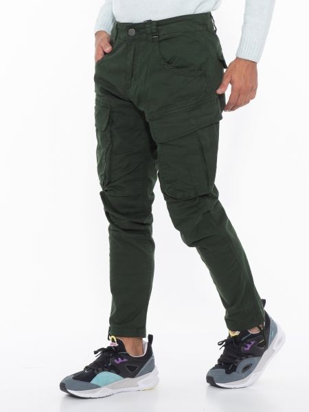 GABBA Cargo Παντελόνι RUFO PO10013 Κυπαρισσί GABBA - 4