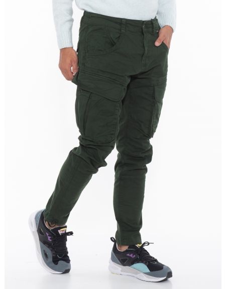 GABBA Cargo Παντελόνι RUFO PO10013 Κυπαρισσί GABBA - 3