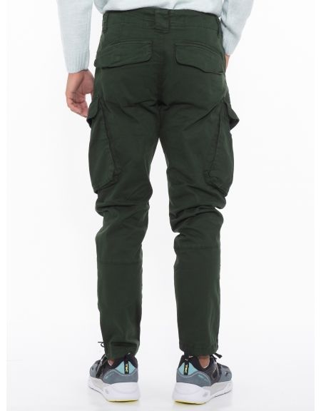 GABBA Cargo Παντελόνι RUFO PO10013 Κυπαρισσί GABBA - 2