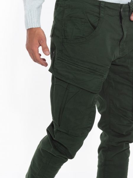 GABBA Cargo Παντελόνι RUFO PO10013 Κυπαρισσί GABBA - 5