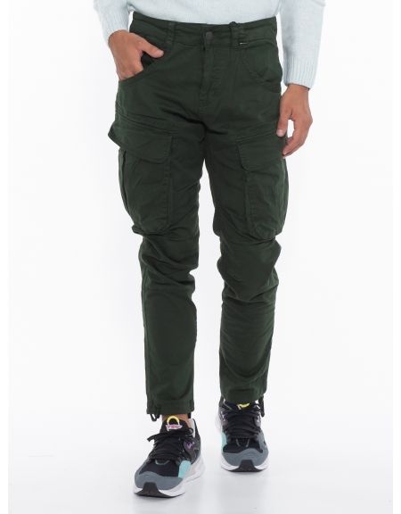 GABBA Cargo Παντελόνι RUFO PO10013 Κυπαρισσί GABBA - 6