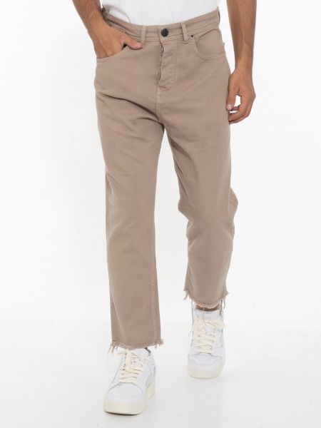 XAGON MAN Jean Παντελόνι 2UCROP2 Μπεζ XAGON MAN - 1