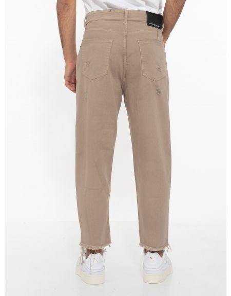 XAGON MAN Jean Παντελόνι 2UCROP2 Μπεζ XAGON MAN - 3