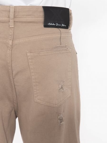 XAGON MAN Jean Παντελόνι 2UCROP2 Μπεζ XAGON MAN - 5