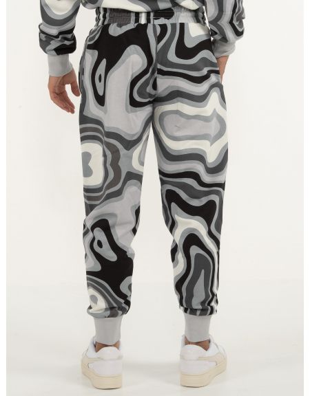 PUMA Tracksuit 536499 01 Booster Ralph Print Gray - Black - White PUMA - 2
