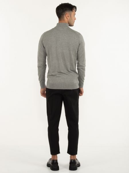 OVER-D Μπλούζα πλεκτή λουπέτο OC1F0W0M04 Γκρι OVER-D - 10