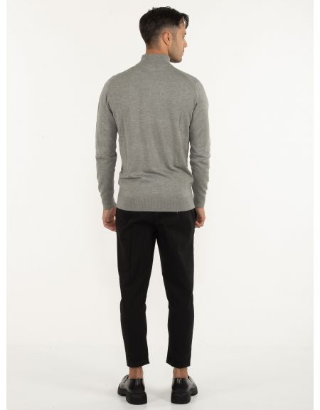 OVER-D Μπλούζα πλεκτή λουπέτο OC1F0W0M04 Γκρι OVER-D - 10