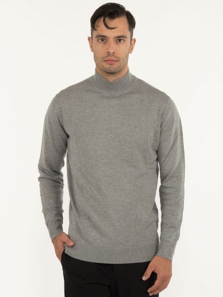 OVER-D Μπλούζα πλεκτή λουπέτο OC1F0W0M04 Γκρι OVER-D - 1