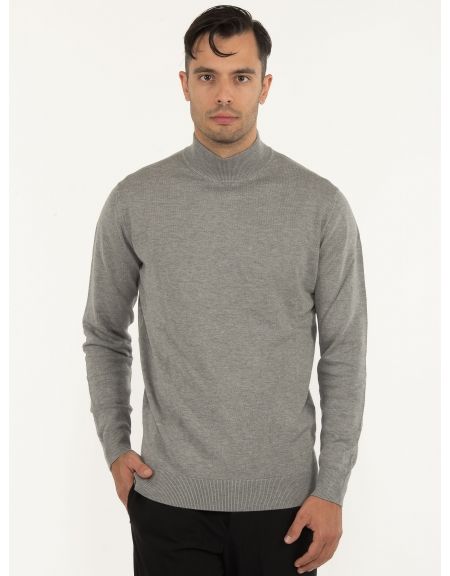 OVER-D Μπλούζα πλεκτή λουπέτο OC1F0W0M04 Γκρι OVER-D - 1