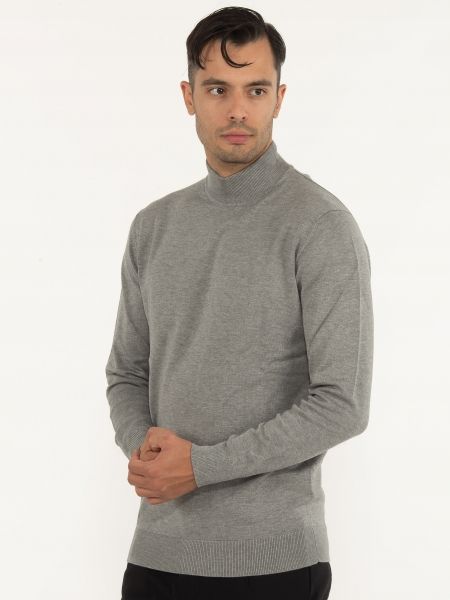 OVER-D Μπλούζα πλεκτή λουπέτο OC1F0W0M04 Γκρι OVER-D - 4