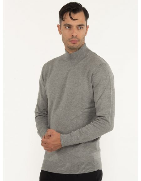 OVER-D Μπλούζα πλεκτή λουπέτο OC1F0W0M04 Γκρι OVER-D - 4