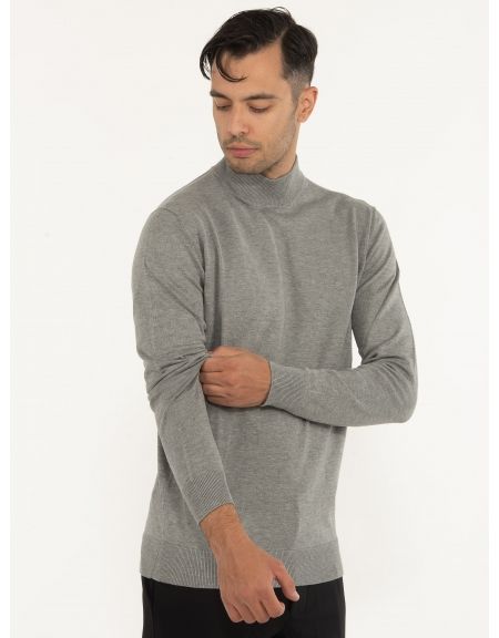 OVER-D Μπλούζα πλεκτή λουπέτο OC1F0W0M04 Γκρι OVER-D - 3