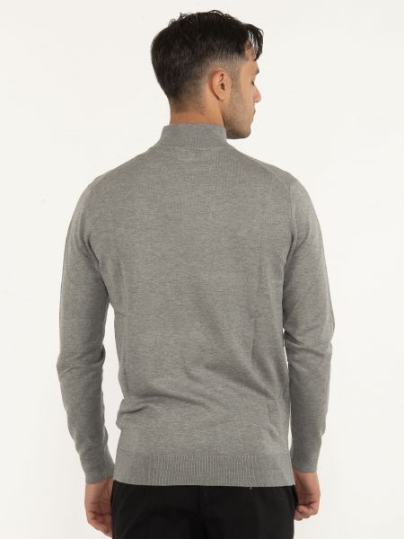 OVER-D Μπλούζα πλεκτή λουπέτο OC1F0W0M04 Γκρι OVER-D - 2