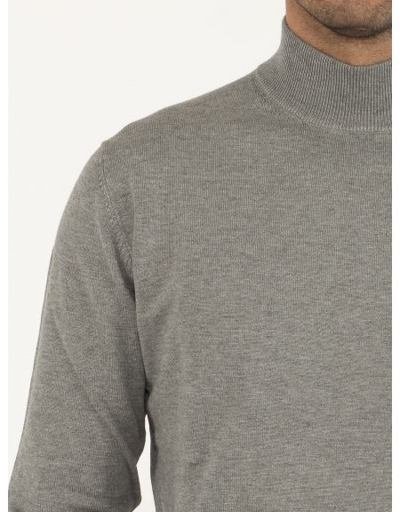 OVER-D Μπλούζα πλεκτή λουπέτο OC1F0W0M04 Γκρι OVER-D - 5