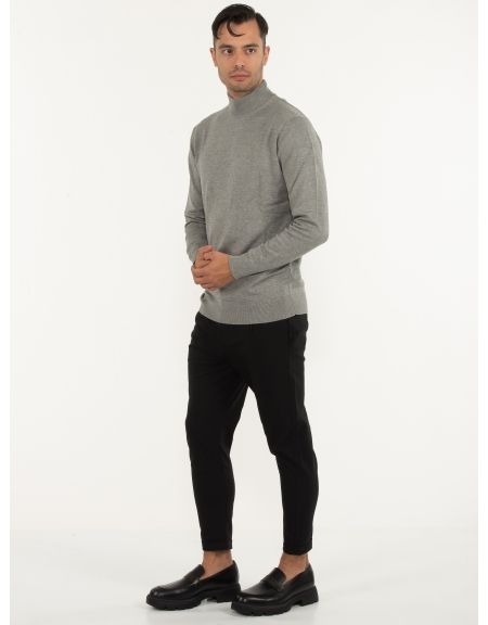 OVER-D Μπλούζα πλεκτή λουπέτο OC1F0W0M04 Γκρι OVER-D - 11